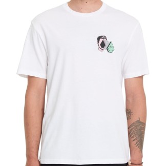 VOLCOM CAMISETA MANGA CORTA AURA BSC SST WHITE FRONT A3512663