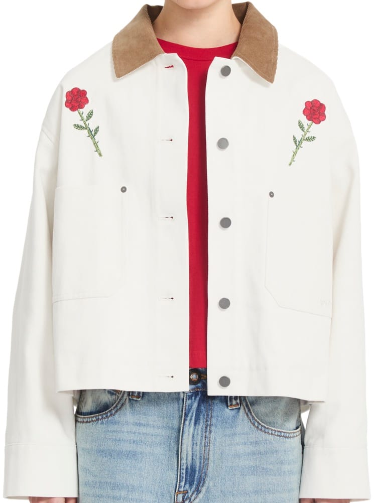 VOLCOM CHAQUETA DE MUJER FA MICKEY MASON OFF WHITE FRONT B1512602