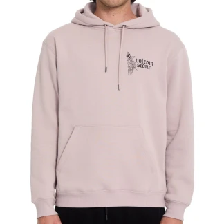 VOLCOM SUDADERA CAPUCHA WATANITE PO BARK BROWN FRONT A4112623