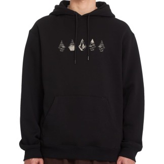 VOLCOM SUDADERA CAPUCHA WATANITE PO BLACK FRONT A4112623