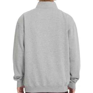 VOLCOM SUDADERA SIN CAPUCHA CUARTO CREMALLERA SINGLE STONE HEATHER GREY BACK A4612624