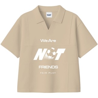WE ARE NOT FRIENDS CAMISETA WORLD PLAY BOXY EARTH FRONT
