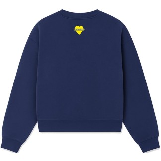 WE ARE NOT FRIENDS SUDADERA DE CUELLO REDONDO U FRIENDS CREW NAVY BACK