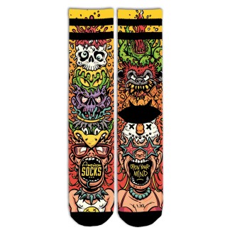 AMERICAN SOCKS PRO CALCETINES OPEN YOUR MIND FRONT AS504