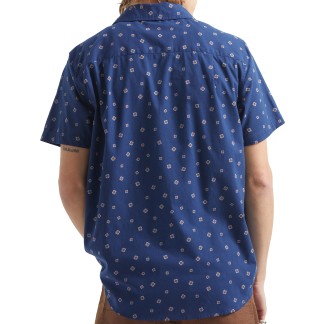 BRIXTON CAMISA CHARTER PRINT MIDNIGHT BLUE MODELO