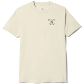 BRIXTON CAMISETA MANGA CORTA TOLMAN CREAM FRONT