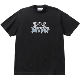 BUTTER GOODS CAMISETA DIABLO BLACK FRONT