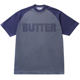 BUTTER GOODS CAMISETA MANGA CORTA STARS RAGLAN NAVY FRONT