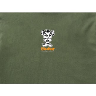 BUTTER GOODS CAMISETA MANGA CORTA VEXED ARMY DETALLE