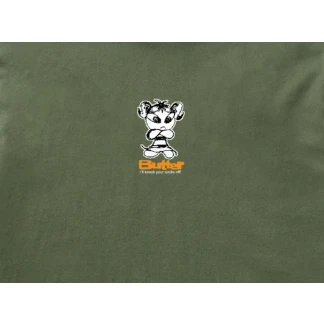 BUTTER GOODS CAMISETA MANGA CORTA VEXED ARMY DETALLE