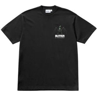 BUTTER GOODS CAMISETA NOCTURNAL BLACK FRONT
