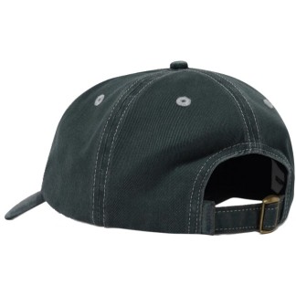 BUTTER GOODS GORRA ROUNDED LOGO 6 PANEL BLACK BACK