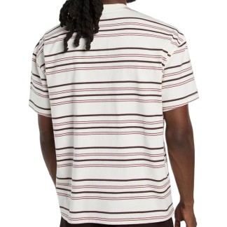 DICKIES CAMISETA MANGA CORTA DE RAYAS EAST LIBERTY STRIPE EGRET BACK