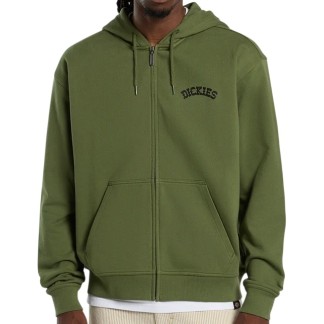 DICKIES SUDADERA DE CAPUCHA Y CREMALLERA BESTVILLE ZH EUCALYPTUS FRONT