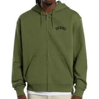 DICKIES SUDADERA DE CAPUCHA Y CREMALLERA BESTVILLE ZH EUCALYPTUS FRONT