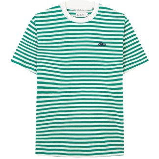 DITO COLLECTIVE CAMISETA MANGA RAYAS GREEN FRONT