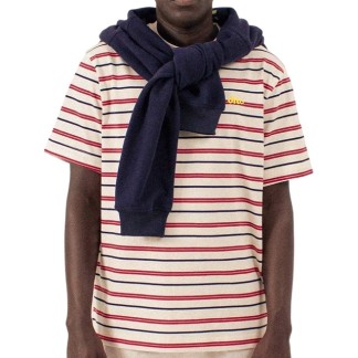 DITO COLLECTIVE CAMISETA MULTIRAYAS RED NAVY FRONT