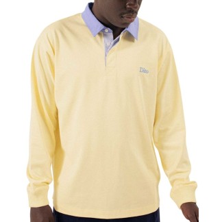 DITO COLLECTIVE POLO CUELLO OXFORD LIGHT YELLOW BACK