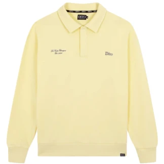 DITO COLLECTIVE SUDADERA CON CUELLOS GOLDEN HOURS YELLOW FRONT