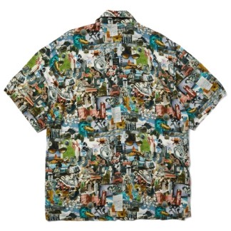 HUF CAMISA MANGA CORTA FROM THE ROAD MULTI BACK