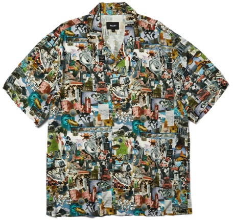 HUF CAMISA MANGA CORTA FROM THE ROAD MULTI FRONT