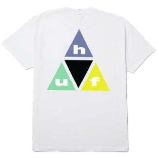 HUF CAMISETA MANGA CORTA PRISM TT WHITE BACK