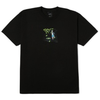HUF CAMISETA MANGA CORTA TAKE YOURS BLACK FRONT