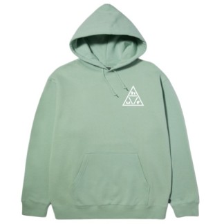 HUF SUDADERA DE CAPUCHA TRIPLE TIRANGLE PO HOODIE MINT WHITE FRONT