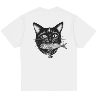 JACKER CAMISETA MANGA CORTA BLACK SARDINE WHITE BACK