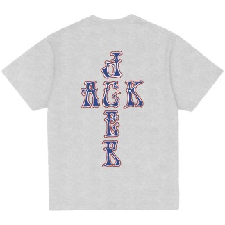 JACKER CAMISETA MANGA CORTA POODLE PALS HEATHER GREY BACK