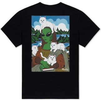 RIPNDIP CAMISETA MANGA CORTA HERE ALL ALONG BLACK BACK