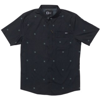 SALTY CREW CAMISA MANGA CORTA FLAGSHIP UV BUTTON UP PHANTOM FRONT