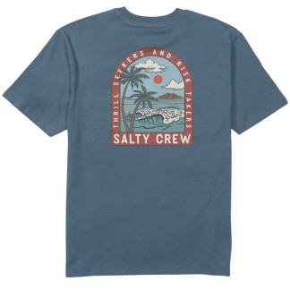 SALTY CREW CAMISETA MANGA CORTA ARCHWAY CLASSIC SLATE BACK