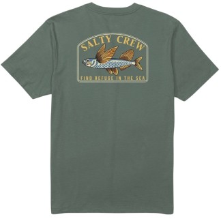 SALTY CREW CAMISETA MANGA CORTA FLY HOME LAUREL WREATH BACK