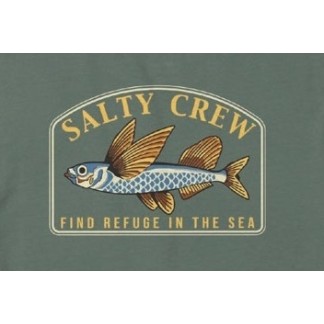 SALTY CREW CAMISETA MANGA CORTA FLY HOME LAUREL WREATH DETALLE