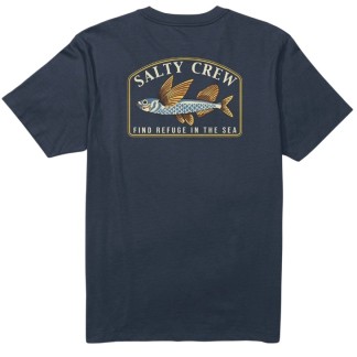 SALTY CREW CAMISETA MANGA CORTA FLY HOME NAVY BACK