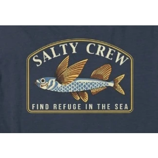 SALTY CREW CAMISETA MANGA CORTA FLY HOME NAVY DETALLE