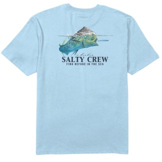 SALTY CREW CAMISETA MANGA CORTA MAHI SURFACE CLASSIC CLEAR SKY BACK