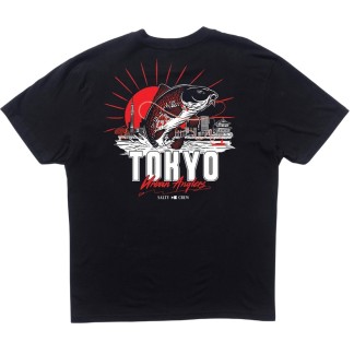 SALTY CREW CAMISETA MANGA CORTA TOKYO URBAN ANGLER BLACK BACK