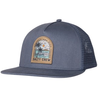 SALTY CREW GORRA ARCHWAY TRUCKER PILOT BLUE LATERAL