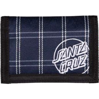 SANTA CRUZ BILLETARO DE HOMBRE OPUS DOT NAVY CHECK FRONT