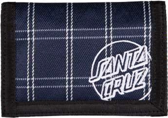 SANTA CRUZ BILLETARO DE HOMBRE OPUS DOT NAVY CHECK FRONT