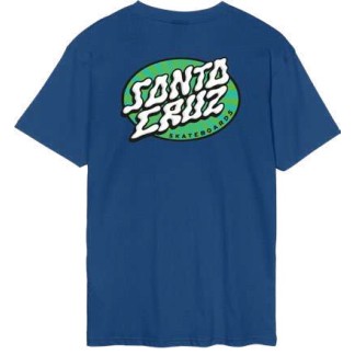 SANTA CRUZ CAMISETA MANGA CORTA VERTIGO DOT RICH NAVY BACK