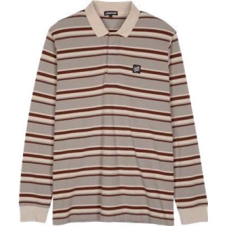 SANTA CRUZ POLO CERA STONE GREY COFFEE FRONT