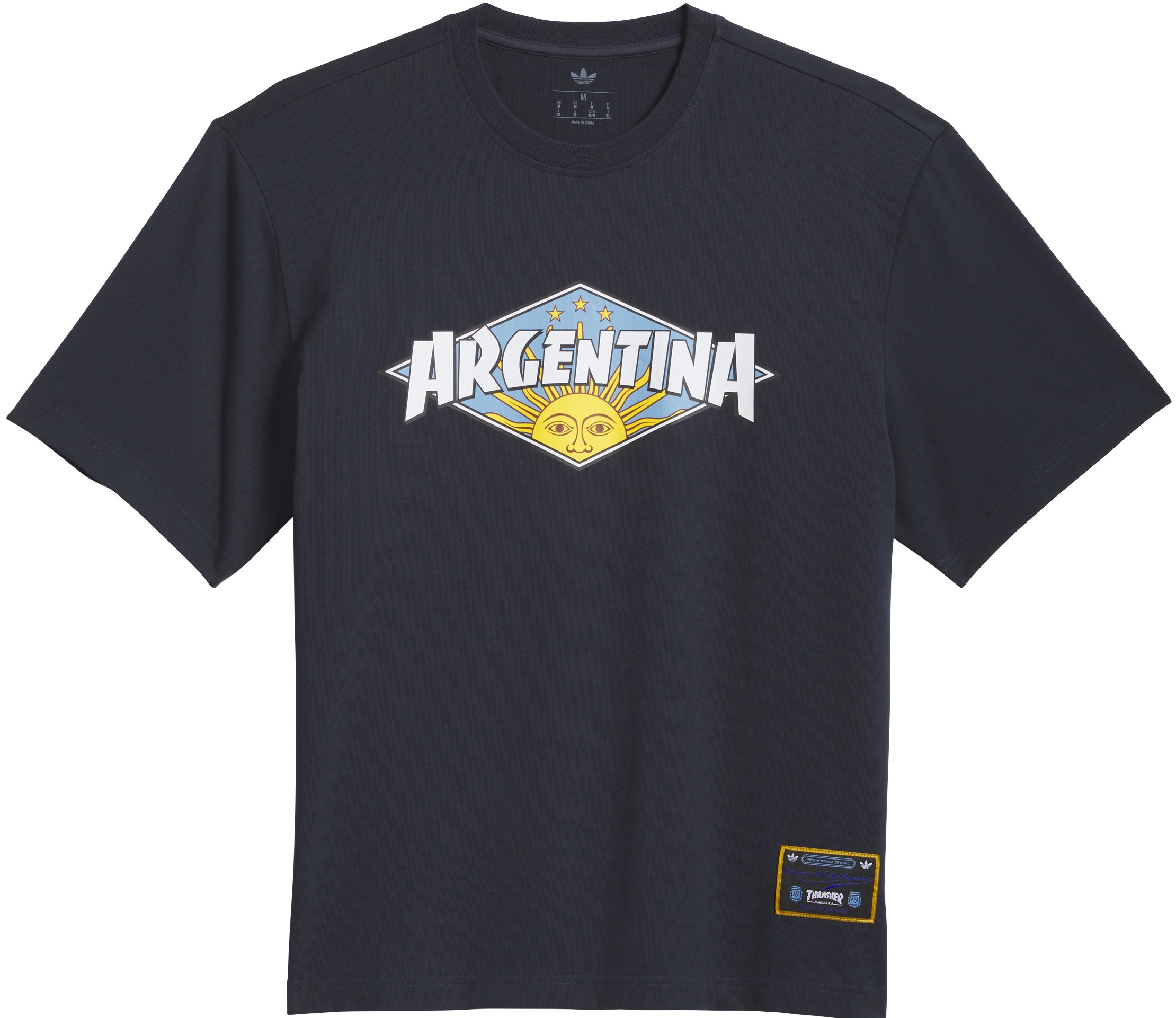 ADIDAS CAMISETA MANGA CORTA TM X AFA NAVY FRONT
