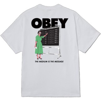 OBEY CAMISETA MANGA CORTA I WILL OBEY WHITE BACK