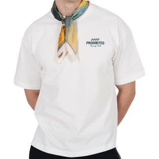 PROHIBITED CAMISETA MANGA CORTA IN A RUSH OFF WHITE FRONT