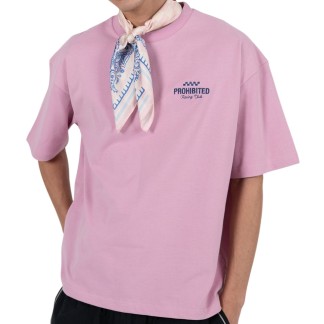 PROHIBITED CAMISETA MANGA CORTA IN A RUSH ROSE FRONT