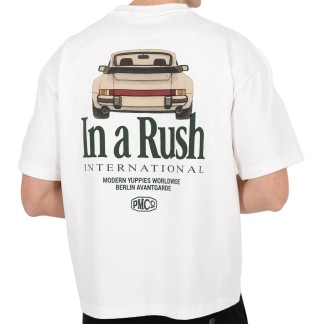 PROHIBITED CAMISETA MANGA CORTA OLDTIME RACE OFF WHITE BACK