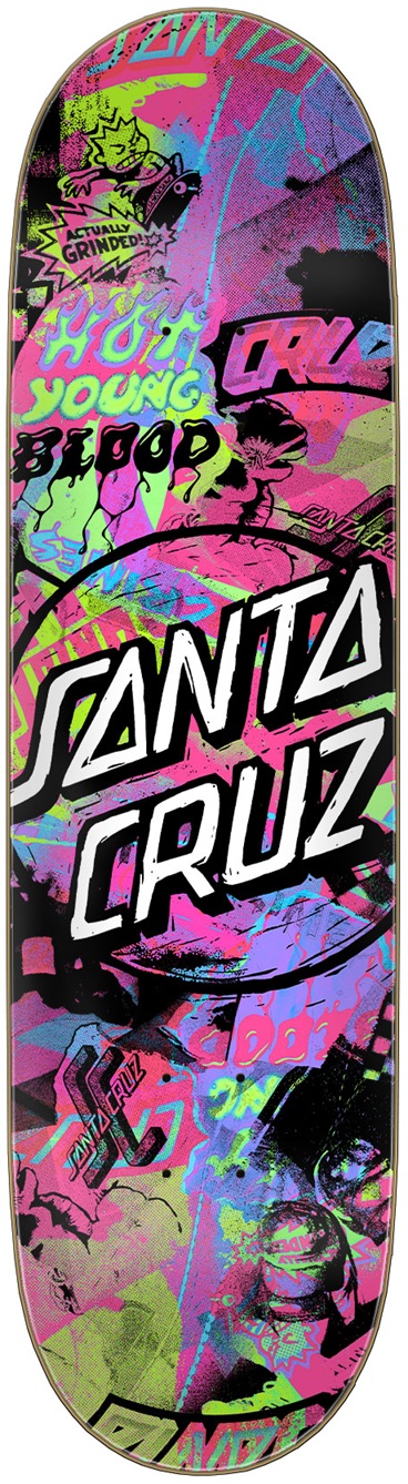 SANTA CRUZ TABLA DE SKATE CUT COLLAGE 7 PLY BIRCH 8_5 32_2